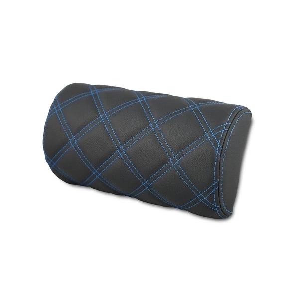 ハイエース レジアスエース 200系 S-GL ネックパッド 左右セット ブルーステッチ H16〜 ヘッドレスト 首サポート 旅行 レザー 低反発 | ハイエース | 02