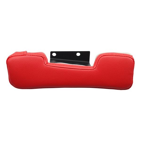 ハイエース アームレスト レザー サイド ドア 200系 運転席・助手席用 左右セット レッドレザー H16〜  肘置き 肘掛 2個 現行 長距離 | ハイエース | 02