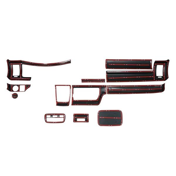 ハイエース 200系 4型 5型 6型 7型 S-GL 標準ボディ インテリアパネル 13P 黒木目マホガニー調 特別仕様車ダークプライム H25.12〜 | ハイエース | 10