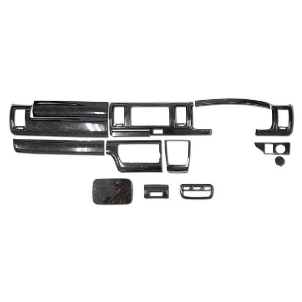 ハイエース 200系 4型 5型 6型 7型 S-GL 標準ボディ インテリアパネル 13P 黒木目マホガニー調 特別仕様車ダークプライム H25.12〜 | ハイエース | 11