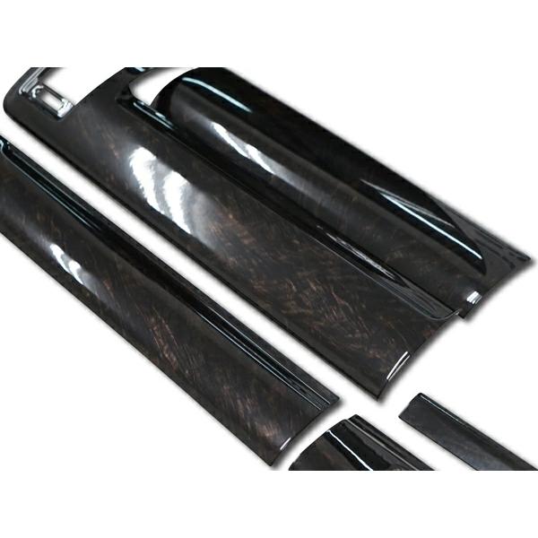 ハイエース 200系 4型 5型 6型 7型 S-GL 標準ボディ インテリアパネル 13P 黒木目マホガニー調 特別仕様車ダークプライム H25.12〜 | ハイエース | 07