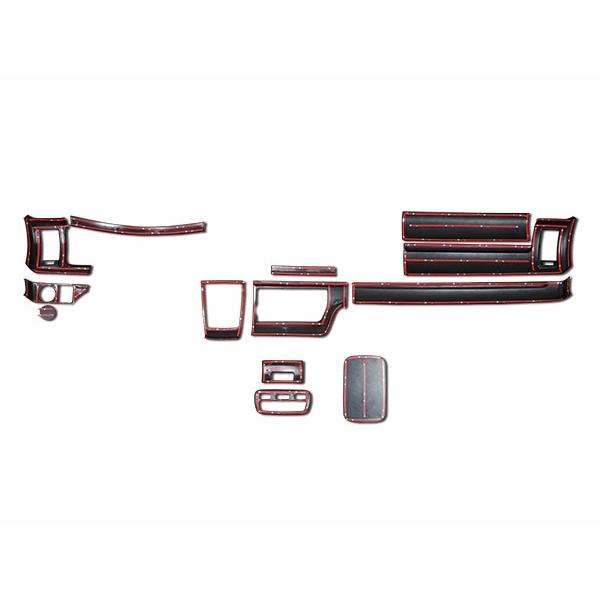 ハイエース 200系 4型 5型 6型 7型 S-GL ワイドボディ インテリアパネル 13P 黒木目マホガニー調 特別仕様車ダークプライム H25.12〜 | ハイエース | 10