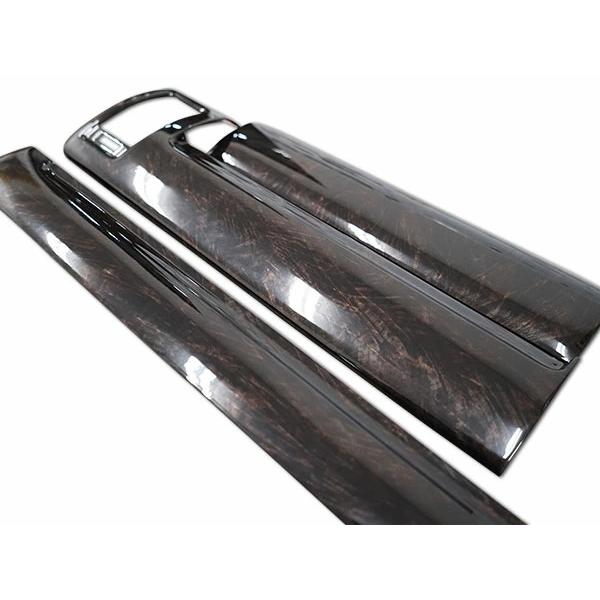 ハイエース 200系 4型 5型 6型 7型 S-GL ワイドボディ インテリアパネル 13P 黒木目マホガニー調 特別仕様車ダークプライム H25.12〜 | ハイエース | 07