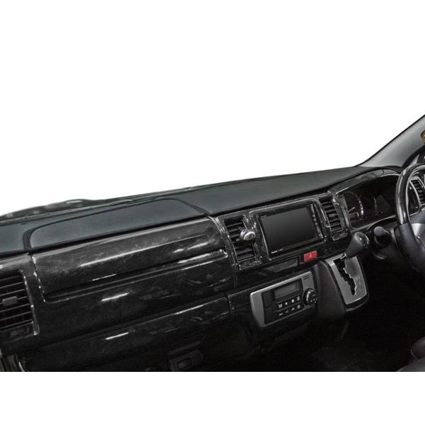 ハイエース 200系 標準ボディ ダッシュボードマット マット フロア パーツ  レザー H16〜 反射防止 専用設計 1型 〜 現行 | ハイエース | 02