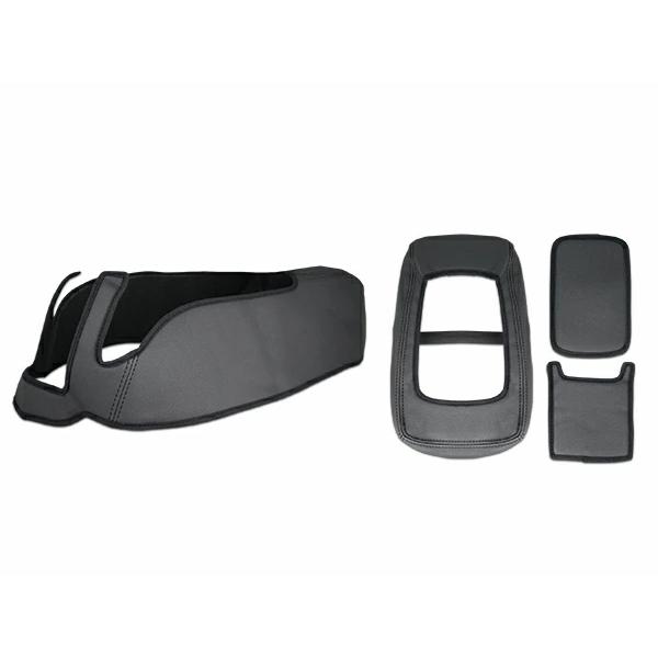 ハイエース 200系 S-GL 標準ボディ センターコンソール レザーカバー ブラック H16〜 小物入れ 収納 左右セット 2個 センター | ハイエース | 01