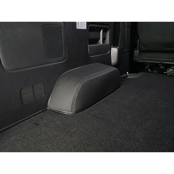 ハイエース 200系 S-GL タイヤハウス レザーカバー ブラック H16〜 標準 ワイド 左右 後輪 目隠し 簡単取付 PVC リア | ハイエース | 05