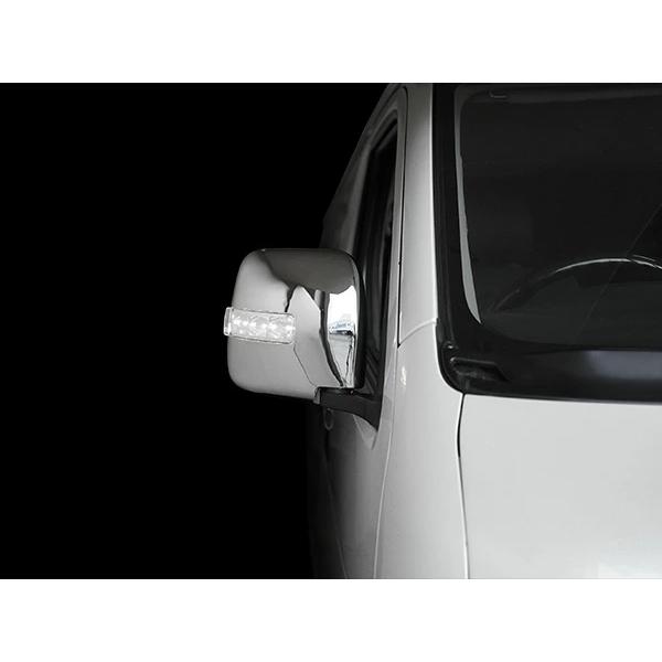 ハイエース 200系 DX LEDウインカー付き ドアミラー 左右セット ミラー 鏡 レジアスエース H16〜 手動式 サイドミラー 現行 | ハイエース | 04