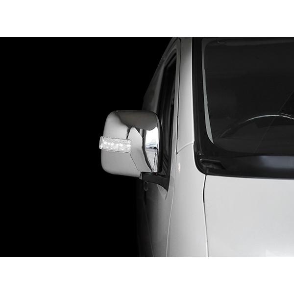 ハイエース 200系 DX LEDウインカー付き ドアミラー 左右セット