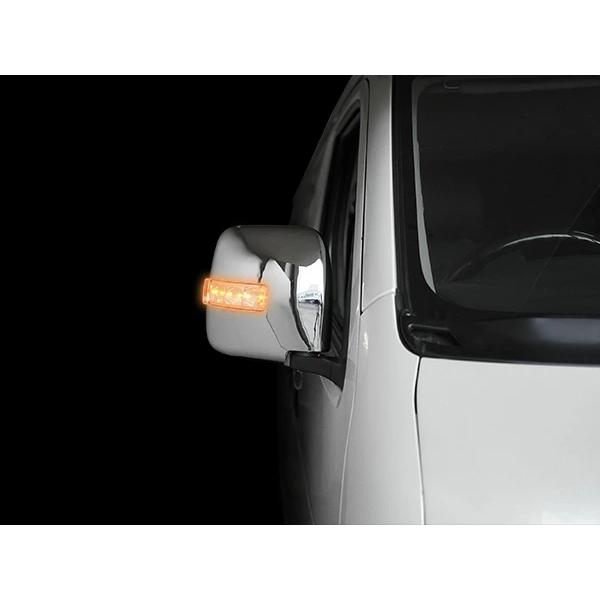 ハイエース 200系 DX LEDウインカー付き ドアミラー 左右セット ミラー