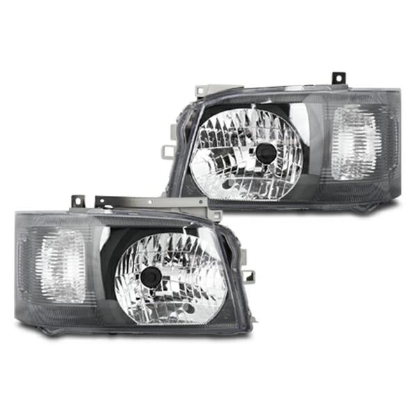 ハイエース レジアスエース 200系 1型 2型 ブラックインナー ヘッドライト H16〜H22.7 レベライザー対応 修理 交換 カスタム | ハイエース | 01