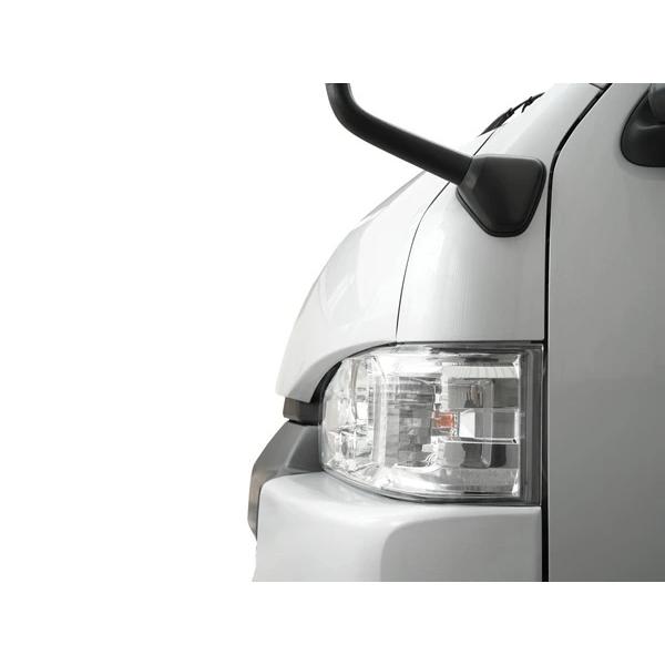 ハイエース 200系 ワイドボディ エアロボンネット バットフェイス スチール製 交換タイプ H16〜 フロント 未塗装 ドレスアップ（SE80) | ハイエース | 04