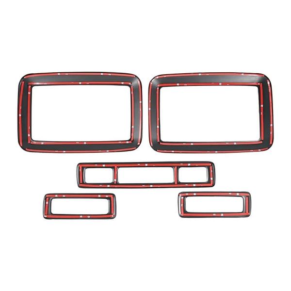 ハイエース200系 4型 5型 6型 7型 ダークプライム ダークプライム2 黒木目マホガニー調 リアエアコン インテリアパネル 5P H25.12〜 | ハイエース | 02