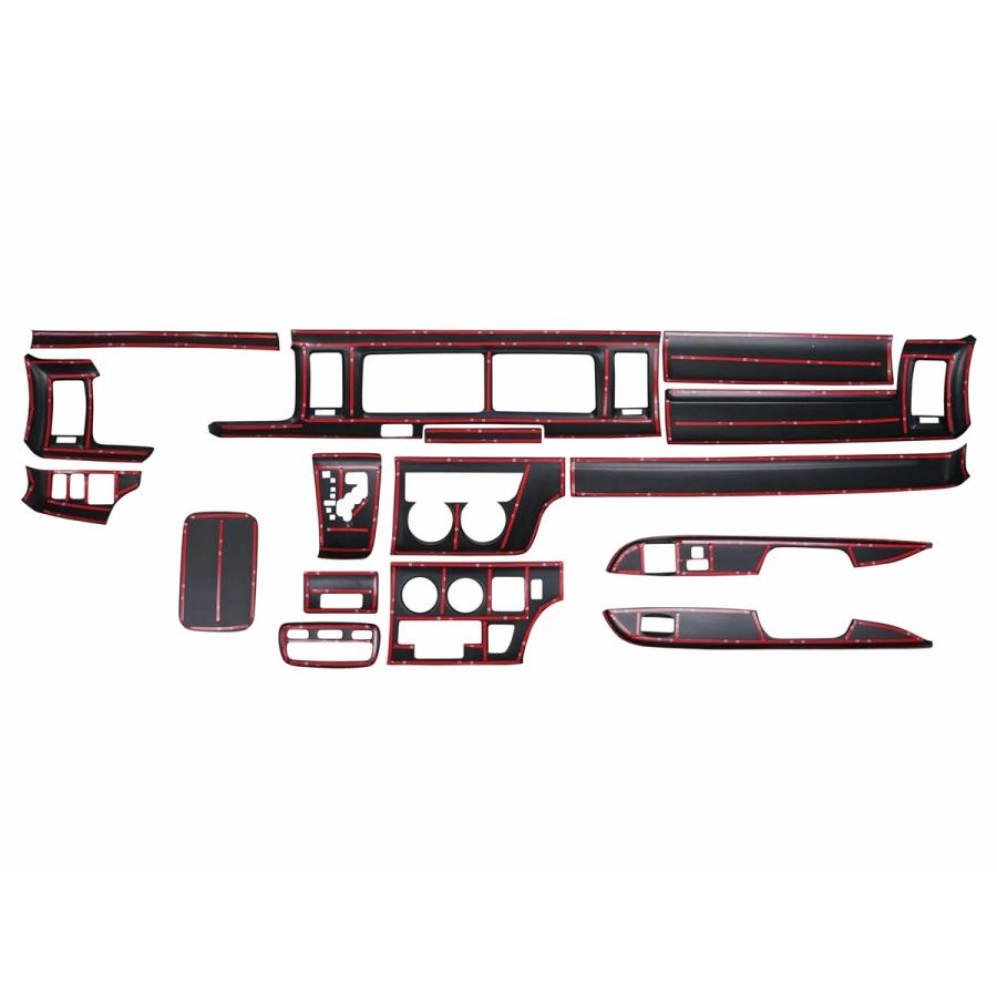 ハイエース 200系 1型 2型 3型 ワイドボディ ダークプライム 黒木目