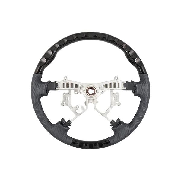 ハイエース 200系 1型 2型 3型 インテリアパネル 16P ステアリング シフトノブ ワイドボディ ダークプライム 黒木目マホガニー調 | ハイエース | 11