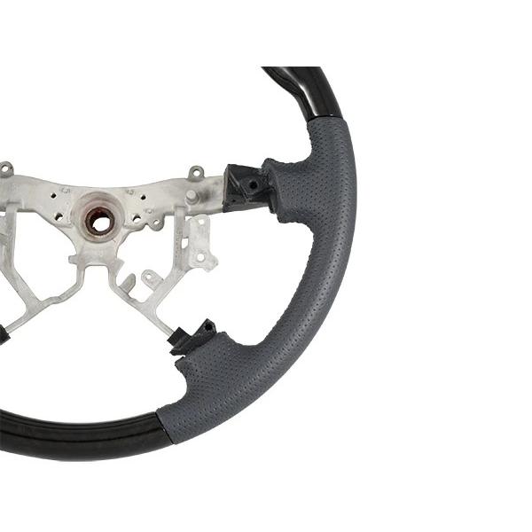 ハイエース 200系 1型 2型 3型 インテリアパネル 16P ステアリング シフトノブ ワイドボディ ダークプライム 黒木目マホガニー調 | ハイエース | 09