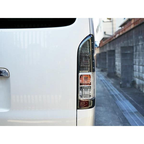 ハイエース 200系 4型 5型 6型 7型 テールランプ 純正タイプ スモークレンズ 左右セット バックランプ リア ライト | ハイエース | 04