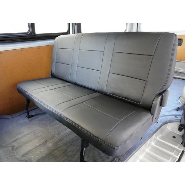 ハイエース シートカバー DX 200系 9人乗り用 3列セット レザー キルティング ダイヤカット 1型 2型 3型 4型 フロント セカンド×2 | ハイエース | 03