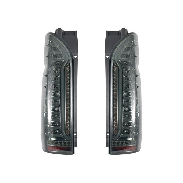 ハイエース 200系 オープニングモーション シーケンシャルウインカー機能付き ファイバー LED テールランプ | ハイエース | 01