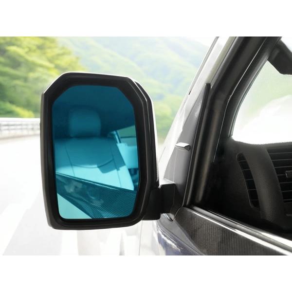 ハイエース 200系 6型 7型 S-GL / DX-GLパッケージ 専用 ブルーレンズミラー 貼り付けタイプ 左右セット | ハイエース | 01