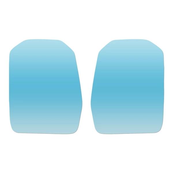 ハイエース 200系 6型 7型 S-GL / DX-GLパッケージ 専用 ブルーレンズミラー 貼り付けタイプ 左右セット | ハイエース | 02