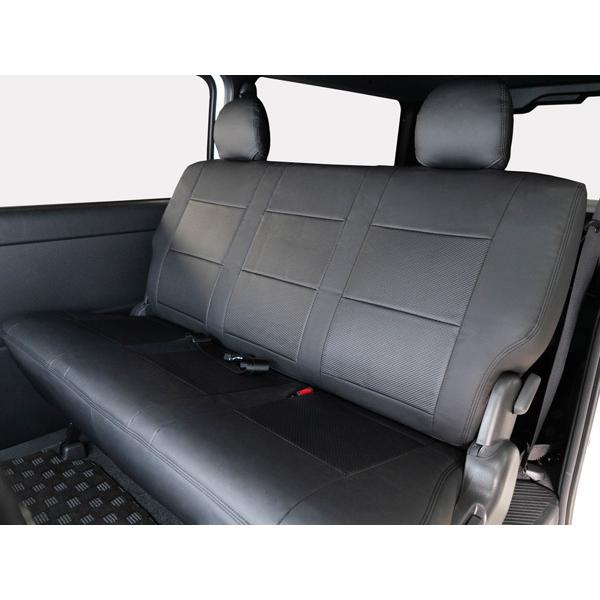 200系 ハイエース S-GL パンチングレザーシートカバー カーボン調 Ver.2 |  | 02