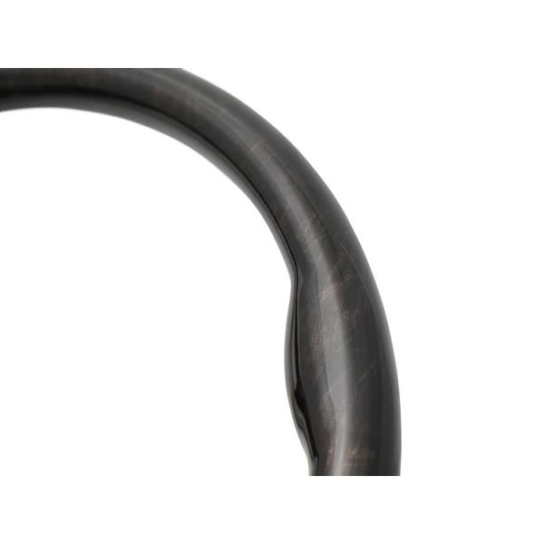 ハイエース レジアスエース 200系 1型 2型 3型 ステアリング ハンドル ダークプライム 黒木目マホガニー調 単品 交換 パンチングレザー | ハイエース | 02