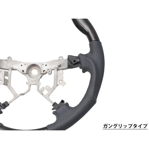 200系 ハイエース レジアスエース 1型 2型 3型 ステアリング ハンドル ダークプライム 黒木目マホガニー調 単品 | ハイエース | 06