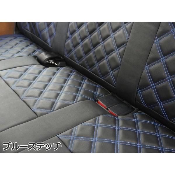 ハイエース シートカバー DX 200系 フロント セカンド レザー キルティング 平成28年6月以降〜 現行 ダイヤカット パンチング | ハイエース | 16