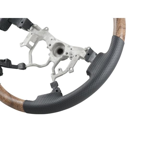 ハイエース 200系 ハンドル ステアリング スタンダードグリップ シフトノブ 4型 5型 6型 7型 8型 ナチュラルウッド調 木目調 内装 | ハイエース | 04