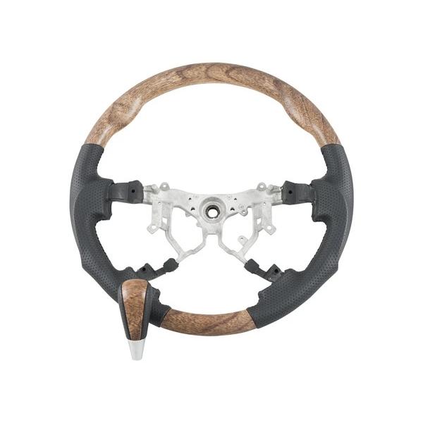 ハイエース 200系 ハンドル ステアリング ガングリップ シフトノブ 4型 5型 6型 7型 ナチュラルウッド調 木目調 内装 | ハイエース | 01