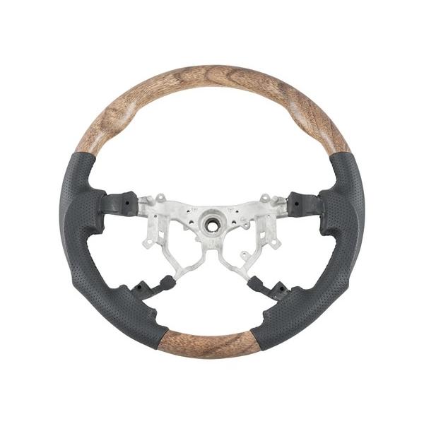 ハイエース 200系 4型 5型 6型 7型 標準ボディ用 インテリアパネル16P ガングリップ ステアリング シフトノブ セット ナチュラルウッド調 | ハイエース | 02