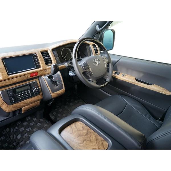 ハイエース 200系 4型 5型 6型 7型 標準ボディ S-GL ナチュラルウッド調 インテリアパネル リアエアコンパネル 21P 木目調 内装 | ハイエース | 06