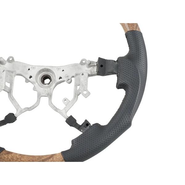 ハイエース 200系 4型 5型 6型 7型 ワイドボディ用 インテリアパネル16P ガングリップ ステアリング シフトノブ セット ナチュラルウッド調 | ハイエース | 04