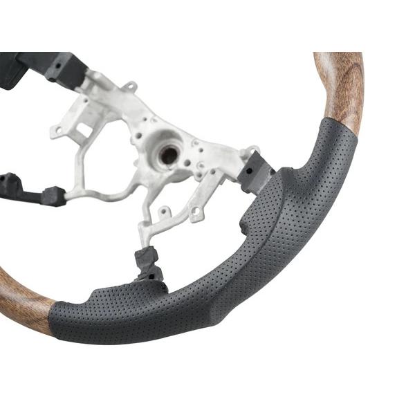 ハイエース 200系 4型 5型 6型 7型 ワイドボディ用 インテリアパネル16P ガングリップ ステアリング シフトノブ セット ナチュラルウッド調 | ハイエース | 05