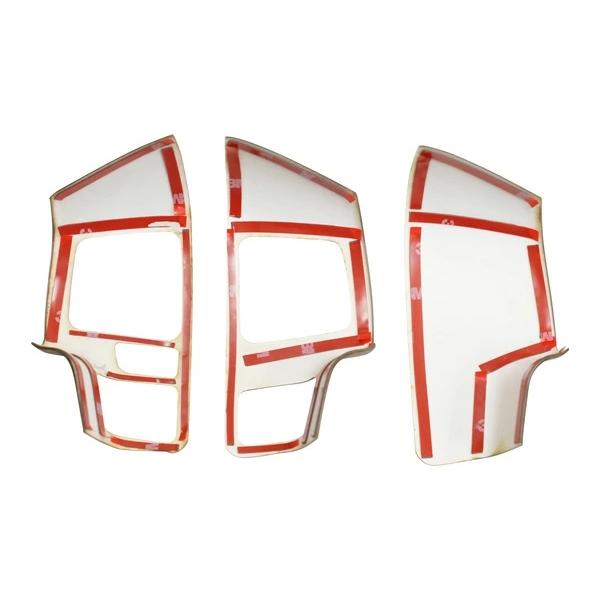 ハイエース 200系 6型 7型 ナチュラルウッド調 ステアリングスイッチパネル 3P 現行 カバー ハンドル インパネ 標準 ワイド |  | 02