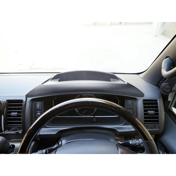 200系 ハイエース 1型-7型 全車対応 ダッシュボードトレイ 小物入れ スマホホルダー メーター 収納 滑り止め スタンド 専用設計 | ハイエース | 08