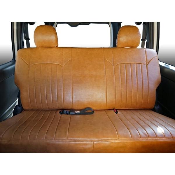 200系 ハイエース S-GL ヴィンテージ ブラウン レザー シートカバー フロント セカンド PVC リア 1台分 標準 ワイド 内装 | ハイエース | 05