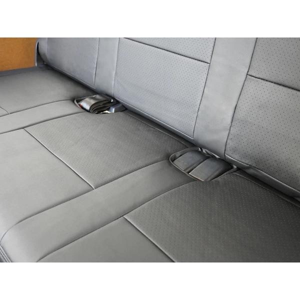 ハイエース シートカバー DX 200系 パンチングレザー セカンド用 平成28年6月以降 後部座席 レザー 内装 車検対応 汚れ防止 | ハイエース | 04