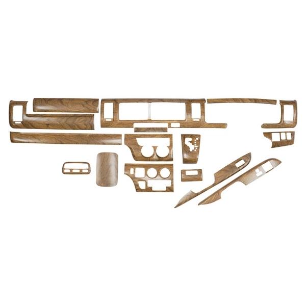 ハイエース 200系 1型 2型 3型 ワイドボディ用 ナチュラルウッド調 インテリアパネル16P ガングリップステアリング シフトノブ セット | ハイエース | 02