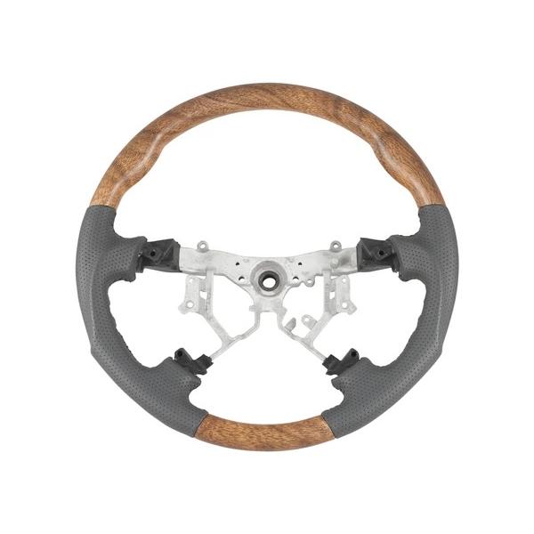 ハイエース 200系 1型 2型 3型 ワイドボディ用 ナチュラルウッド調 インテリアパネル16P ガングリップステアリング シフトノブ セット | ハイエース | 05