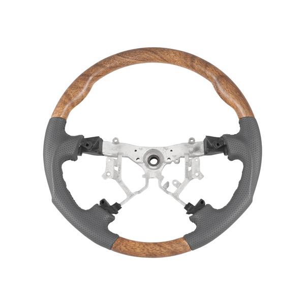 ハイエース 200系 1型 2型 3型 ワイドボディ用 ナチュラルウッド調 インテリアパネル16P ガングリップステアリング シフトノブ セット | ハイエース | 05