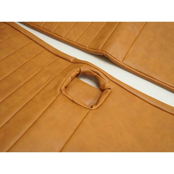 ハイエース シートカバー DX 200系 ヴィンテージ ブラウン セカンド用 平成28年6月以降 後部座席 レザー 内装 カスタム | ハイエース | 03