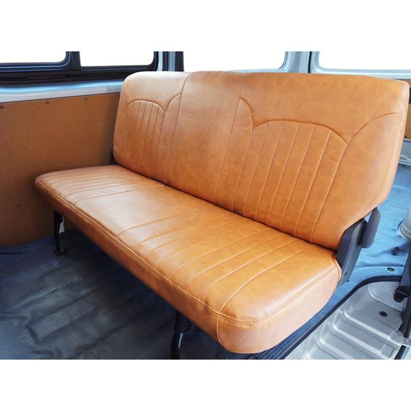 ハイエース シートカバー DX 200系 ヴィンテージ ブラウン 運転席 助手席 後部座席 フロント セカンド レザー 1型 2型 3型 4型 | ハイエース | 07