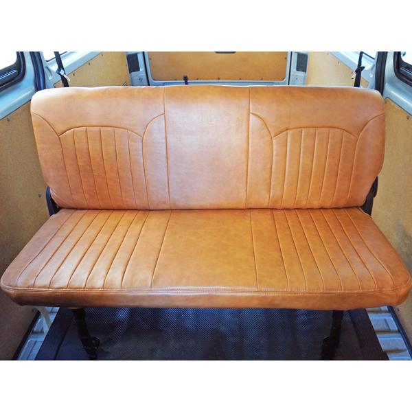 ハイエース シートカバー DX 200系 ヴィンテージ ブラウン 運転席 助手席 後部座席 フロント セカンド レザー 1型 2型 3型 4型 | ハイエース | 08