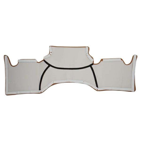 ハイエース 200系 S-GL 標準ボディ用 フロント デッキカバー ヴィンテージブラウン レザー 汚れ防止 全車 運転席 助手席 内装 | ハイエース | 02