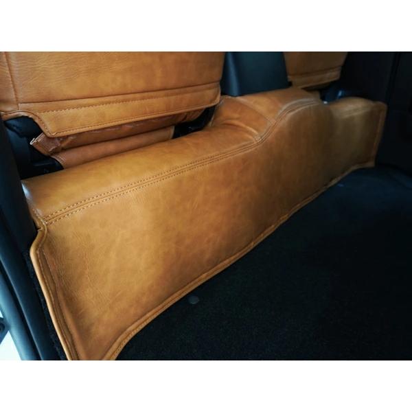 200系 ハイエース S-GL 標準ボディ用 フロントデッキカバー リアデッキカバー セット ヴィンテージブラウン PVC 運転席 助手席 後部座席 | ハイエース | 06