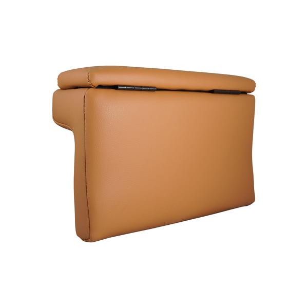 ハイエース 200系  S-GL用 アームレスト コンソール付き 開閉式 キャメル レザー 小物入れ 収納 左右セット 2個 センター | ハイエース | 03