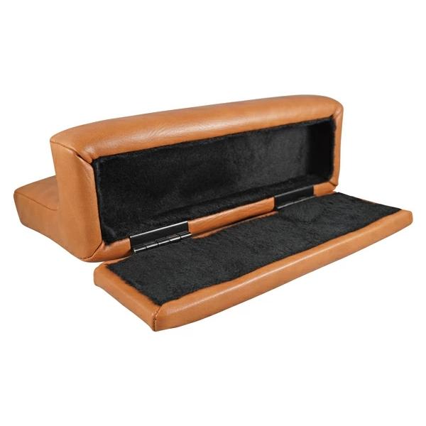 200系 ハイエース アームレスト S-GL用 コンソール付き 開閉式 ヴィンテージ ブラウン レザー 小物入れ 収納 左右セット 2個 センター | ハイエース | 05