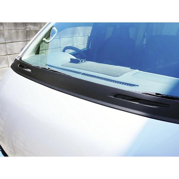 ハイエース 200系 メッシュワイパーガード マットブラック ワイドボディ用 ダクト カバー 専用 外装 ワイパーパネル カスタム | ハイエース | 07