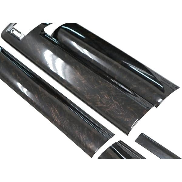 ハイエース 200系 4型 5型 6型 7型 S-GL 標準ボディ インテリアパネル リアエアコンパネル 21P ダークプライム 黒木目マホガニー調 | ハイエース | 02